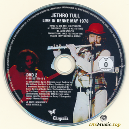 Jethro Tull - Live In Berne, May 1978: Heavy Horses (New Shoes Edition) (2018) DVD-Audio
