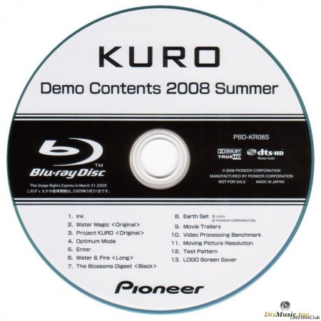 VA - Pioneer KURO Demo Contents Summer (Test Demo) (2008) [Blu-Ray Audiо]